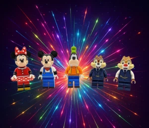 LEGO Disney Train & Station 71044 Mickey Minnie Goofy Chip Dale Minifigures New - Picture 1 of 7