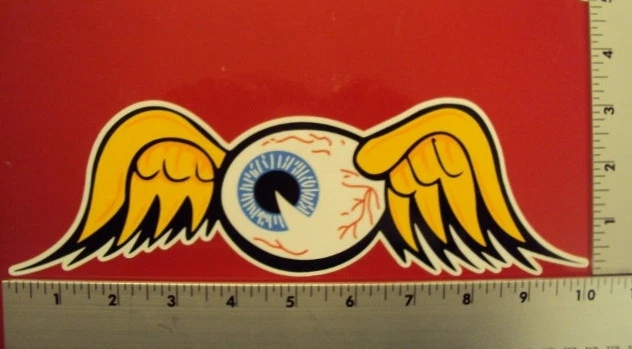 Flying Eyeball Vintage Large Drag Racing sticker decal Von Dutch NHRA Rat Rod - Image 1 of 1