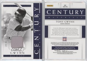 2018 Panini National Treasures Century Materials /99 Tony Gwynn #CE-TG HOF