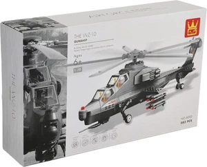 Wange Building Blocks THE WZ-10 Fiery Thunderbolt Helicopter Gunship 283pcs 4002 - Picture 1 of 4