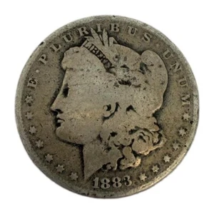 1883 P Morgan Silver Dollar - Picture 1 of 2