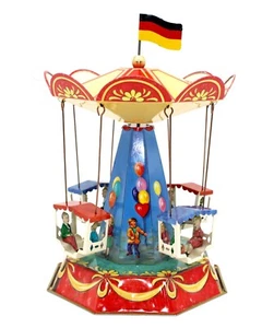 Tin Toy - Carousel, Antique Flying Boats Made in Germany.by Josef Wagner - Bild 1 von 3