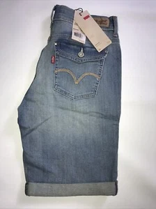 Levis Womens Bermuda 515 Shorts Sz 4 - Picture 1 of 6