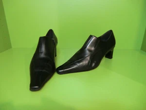 Schuhe Pumps schwarz Caprice GmbH Pirmasens 5,5 Leder mit RV und 6 cm Absatz - Bild 1 von 10