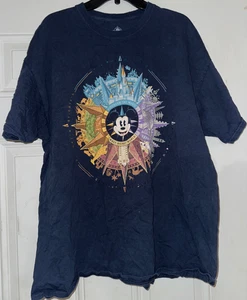 Disney Walt Disney World Compass Mens T-Shirt 2XL - Imagen 1 de 6