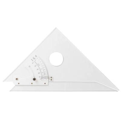 Pacific Arc Adjustable 12 Inch Triangle Plain Edge for Office Product - Image 1 of 4