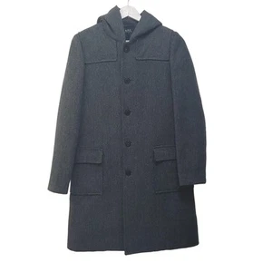 Auth A.P.C. - Gray Black Men's Coat - Picture 1 of 6