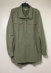 Duluth Trading Damen Medium Shirt Jacke Sol Survivor Sonnenschutz Tunika - Bild 1 von 14