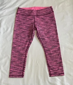 Iviva by Lululemon Girls Leggings Pink Capri Size 14 - Picture 1 of 7
