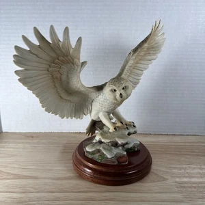 Vintage 1989 Lenox Snowy Owl Hand Crafted Porcelain Owls Of America Series - Picture 1 of 11