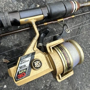 Rare Vintage Spinning Reel - Ryobi MX30 + Fishing Rod . Japan - Picture 1 of 9