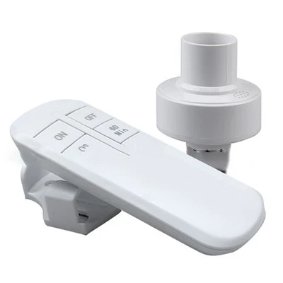 Support de lampe Smart Wireless Télécommande E27 avec interrupteur minuterie p - Photo 1/4