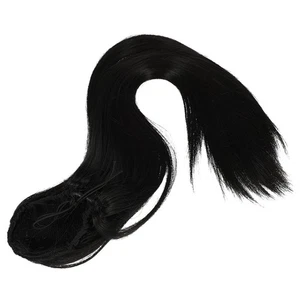 Drawstring Ponytail Natural Ponytail Extension Heat Resistant Hair Extensions - Picture 1 of 12