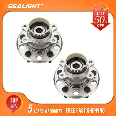 Set of 2 Non-Drive Rear Wheel Bearing & Hub For 2011-2016 Kia Sportage L4 2.4L Foto 1 de 4