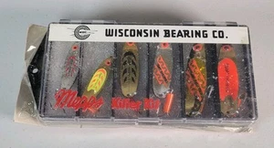 VTG Mepps Killer Kit 6 Spinning Fishing Lures Syclops + Mepps Bass Killer New - Picture 1 of 13