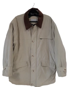 ANTARTEX Herren leichte creme XL Baumwolle/Nylon Jacke Wildlederkragen (14) - Bild 1 von 14