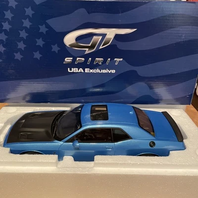 GT Spirit 1:18 Dodge Challenger Hellcat B5 синий РЕДКИЙ! Эксклюзив США  - Изображение 1 из 4