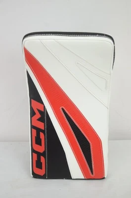 CCM EFlex 7.9 Intermediate Goalie Blocker White/Red/Black (0822-4472) - Image 1 of 4