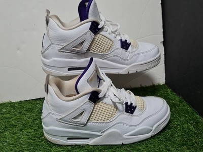AIR JORDAN 4 RETRO METALIZADO MORADO #408452-115 TALLA 7Y (2020) Foto 1 de 4