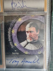 Stargate SG-1 Premiere Autograph Card A9 Tony Amendola Bra'tac Album Exclusive - Picture 1 of 1