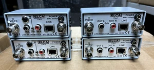 2 Coppie di Elca TAV1 RAV1 Trasmettitori e ricevitori video/audio su Cat5 - Imagen 1 de 7
