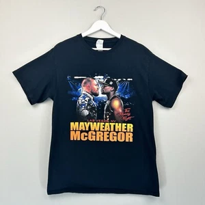 Mayweather McGregor T Shirt Mens Medium Black Cotton The Money Fight Graphic - Picture 1 of 6