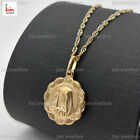 18 Kt, 22 Kt Real Gold Madonna Necklace Chain With Pendant 20 - 34 Grams 48 MM