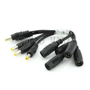 5pcs DC Power Supply Converter Cable 5.5x2.1mm Female to 4.8x1.7mm Male Plug - Picture 1 of 4