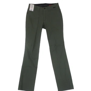 New Wrangler ATG Pants Women 10 Tall Green Sierra Slim Fit All Terrain Gear Hike - Picture 1 of 13