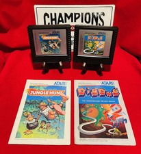 Atari 5200 Game Lot (Jungle Hunt & Dig Dug) *Tested W/ Manuals