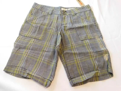 Pantalones Cortos DKNY Para Mujer Junior A Cuadros Talla 28 Loft Fiesta Gris Verde Nuevos con Etiquetas Foto 1 de 3