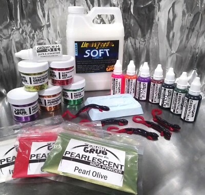 NUEVO SUPER STARTER SET Molde Lagarto Salamandra Plastisol Señuelo de Pesca Kit para Hacer Foto 1 de 4