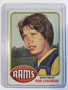 1976 Topps Ron Jaworski Rookie #426 football card Los Angeles Rams