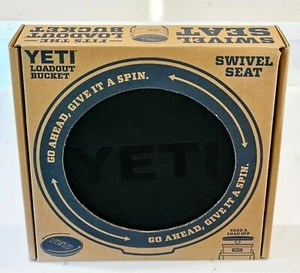 Yeti Loadout Bucket Swivel Seat- Black NIB - Picture 1 of 4