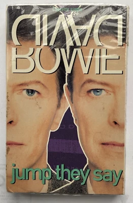 David Bowie Jump They Say Cassette Single Sealed 1993 Savage 74785-50035-4 - Image 1 of 3
