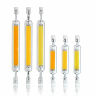 Glass Tube COB R7S LED Lamp 6W J78 78mm 500lm 12W 118mm 1000lm LED Lamps GL0775 - Image 1 of 4