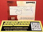HAMMER Platinum Collection MARK OF THE DEVIL  - GEORGE SEWELL Cut Auto Card