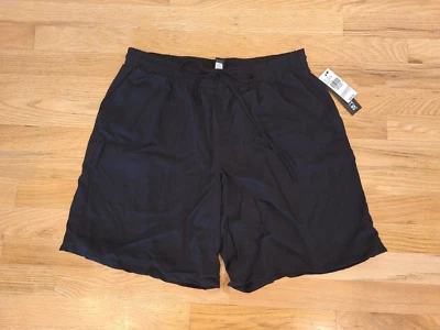 Shorts de dormir feminino Apt 9 rayon lounge casual descontraído preto puxador M - Imagem 1 de 4