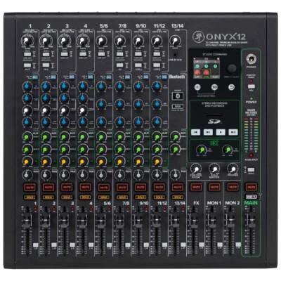 Mackie Onyx12 12-Channel Premium Analog Mixer w/Multi-Track USB - Image 1 of 4