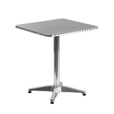 Flash Furniture 23.5" Square Aluminum Indoor-outdoor Table With Base