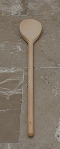 CUCCHIAIO IN LEGNO FAGGIO LUNGO CM 35 ITALY - Foto 1 di 4