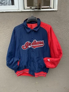 Chaqueta Starter Diamond Collection Cleveland Indians Talla Grande Azul/Rojo - Imagen 1 de 13