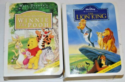 Vintage 1996 Disney Winnie the Pooh & Lion King McDonalds Happy Meal VHS Box - Image 1 of 4
