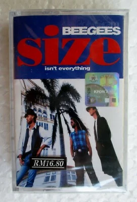 Size Isn't Everything by Bee Gees Rare Malaysia Cassette Tape Brand New Sealed - Image 1 of 3