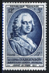 Francia 1953, 12+3 Fr Día del sello VF MNH, Mi 958 3€ - Imagen 1 de 1