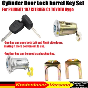 Zylinder Schloss Tür Vorne für Citroen C1 Peugeot 107 Toyota C1 Aygo 05-2014 DE- - Bild 1 von 19