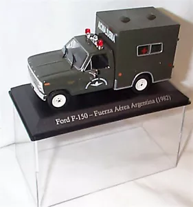 Ford F-150 Ambulance Argentina Fuerza 1982 Collectors Model New in Clear Case - Picture 1 of 2