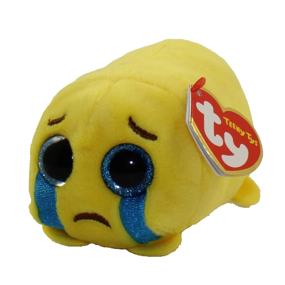 TY Beanie Boos - Teeny Tys Stackable Plush - Emoji - SAD (4 inch) - New - Image 1 of 1