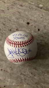 Jack McDowell 93 CY award autographed Major League Baseball - Yankees, White Sox - Bild 1 von 3