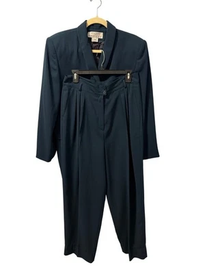 Conjunto de traje de dos piezas Rena Rowan para mujer talla 14 pantalones/traje chaqueta Foto 1 de 4